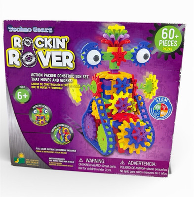 The Learning Journey Techno Gears Rockin' Rover 60+ Pieces STEM Gear Set Ages 6+