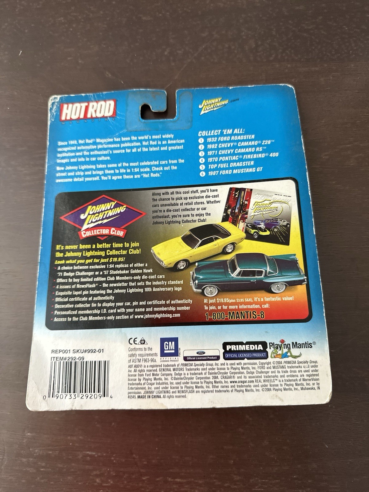 Johnny Lightning Hot Rod Magazine 1987 Ford Mustang GT #6 Fast Ford