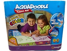 Spin Master Aquadoodle Classic Mat Now in Color Soft Fabric Kids Drawing Pad