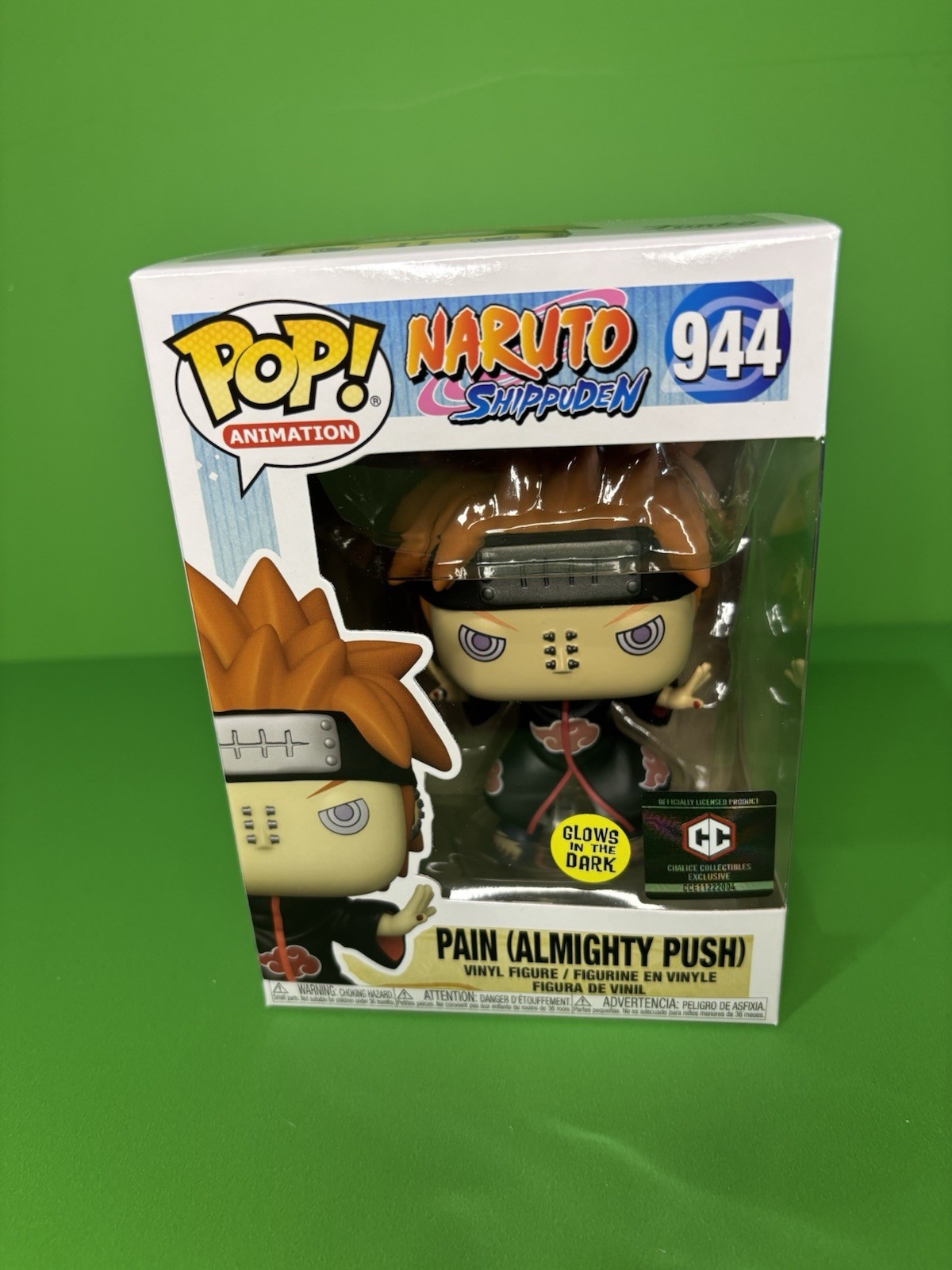 Funko Pop! Naruto Shippuden Pain (Almighty Push) #944 GITD Exclusive Figure