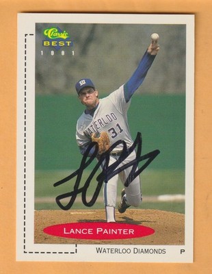 Lance Painter Waterloo Diamonds AUTO Signed 1991 Classic Best Wisconsin Badgers