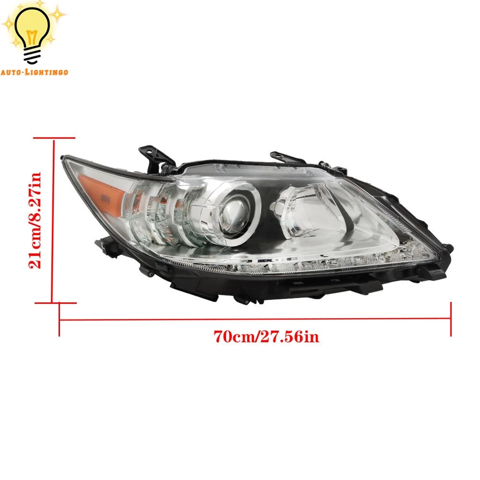 For 2013 2014 2015 Lexus ES300H ES350 HID/Xenon Headlight W/LED DRL Right Side - Image 4 of 4