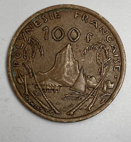 100 Francs Coin Polynesie Francaise 2002 Nickel-bronze France New Polynesia - Picture 2 of 2