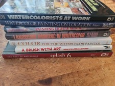 Lot of 7 Watercolor Technique Books