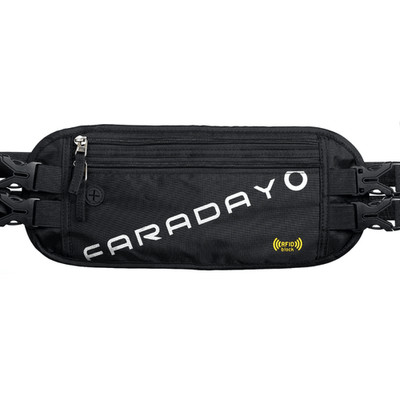 Faraday Waist Pack RFID Belt Signal Blocking Dual Adjustable Bag