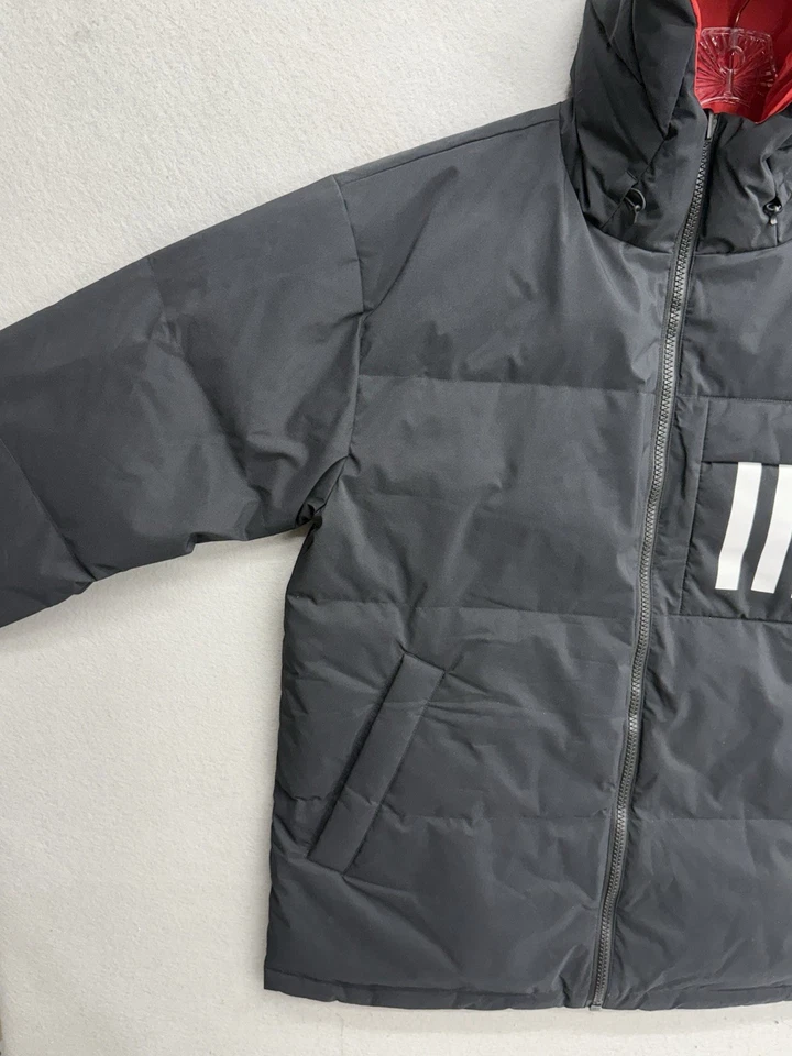 Adidas Terrex Reversible 3-Stripe Down Hooded Jacket EH4011 Men’s Size LARGE - Image 3 of 4