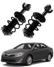 Pair Front Complete Strut & Coil Spring Assembly For Toyota Camry 2012 - 2017