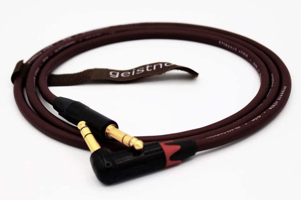 Cable equilibrado TRS/XLR de 10' ~ Enchufes EA Forte de oro o níquel de 10 pies (pies) ~ BOLSA GRATIS Foto 2 de 3