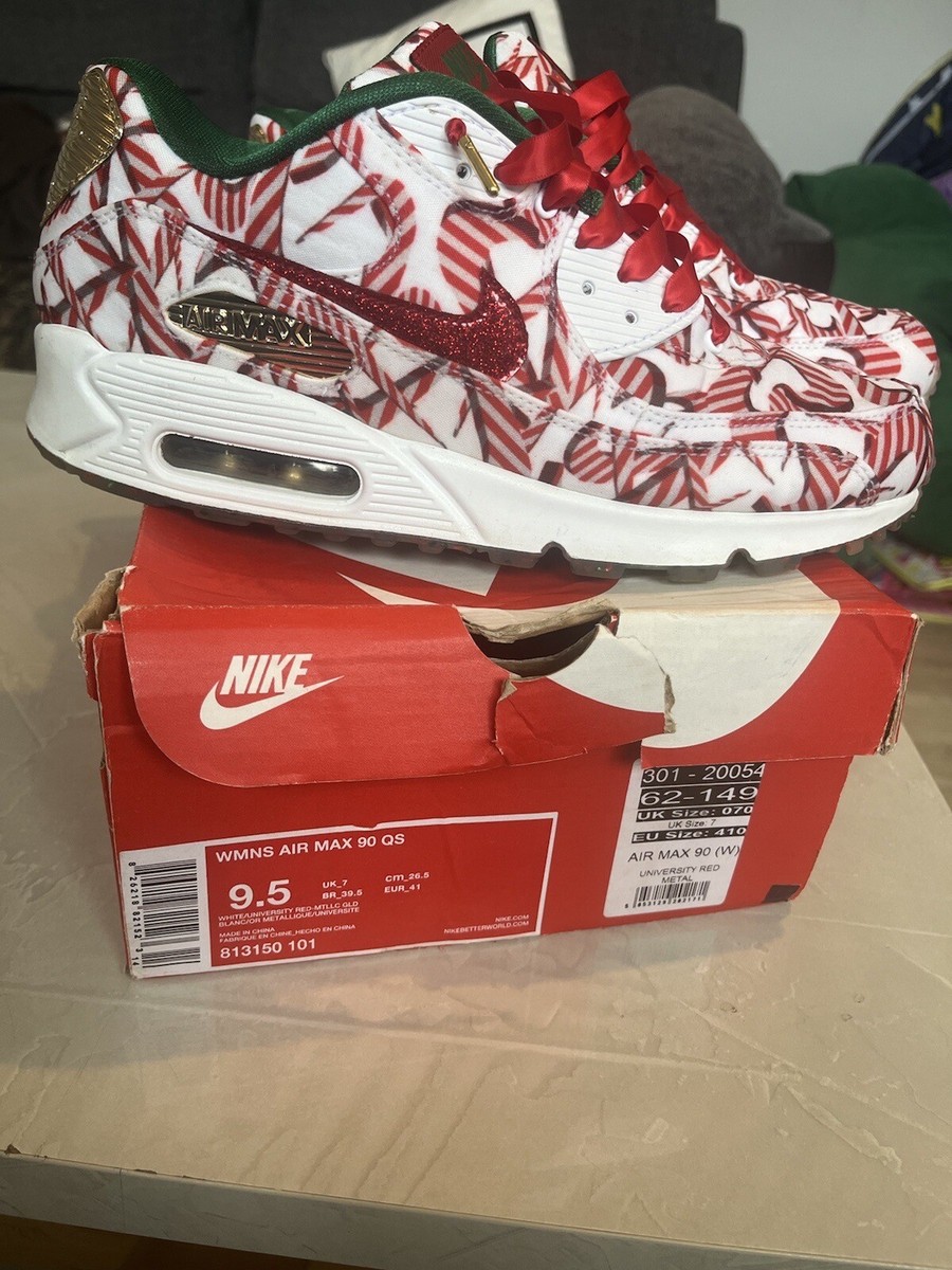 air max 90 candy cane christmas