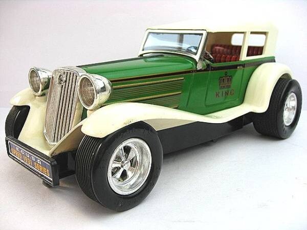 人気提案 1931 toy HOTROD Vintage TAIYO 1970's flat V8 head 自動車