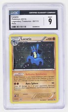 Lucario (80/113) Holo CGC 9 (2013) Pokemon Black and White: Legendary Treaures