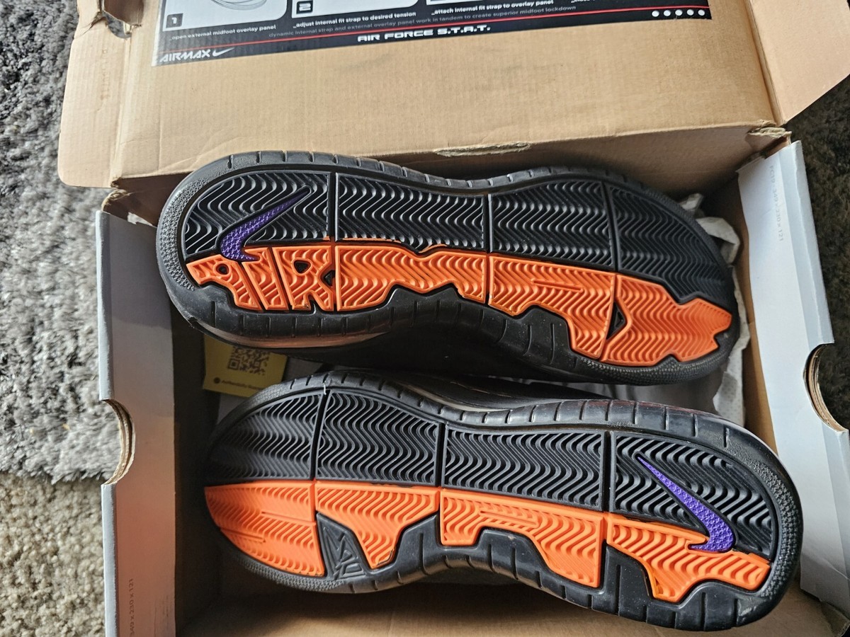 Size 12 - Nike Air Force Stat Black Orange for sale online  display picture 3
