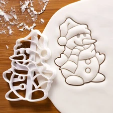 Snowman Cookie Cutter - Christmas Merry xmas winter festive season holidays