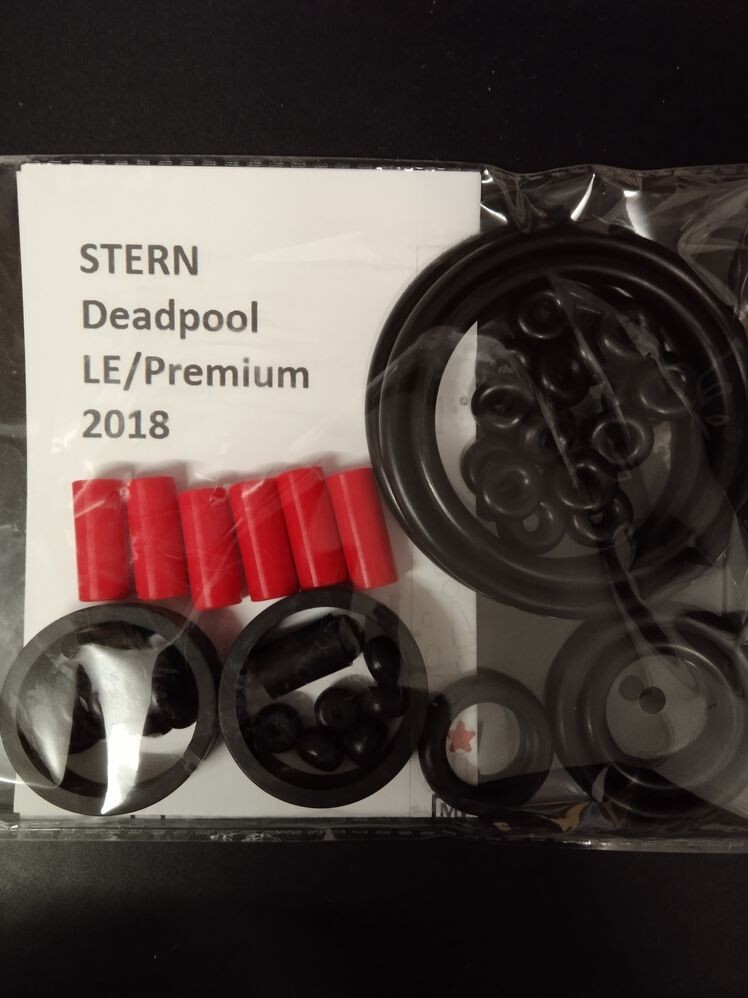 Kit élastiques Deadpool Stern pour flipper Premium et Limited Edition