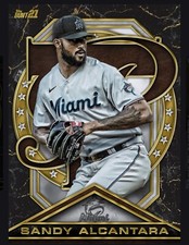 Topps BUNT Sandy Alcantara Pristine Black Base Marlins SUPER RARE [DIGITAL CARD}