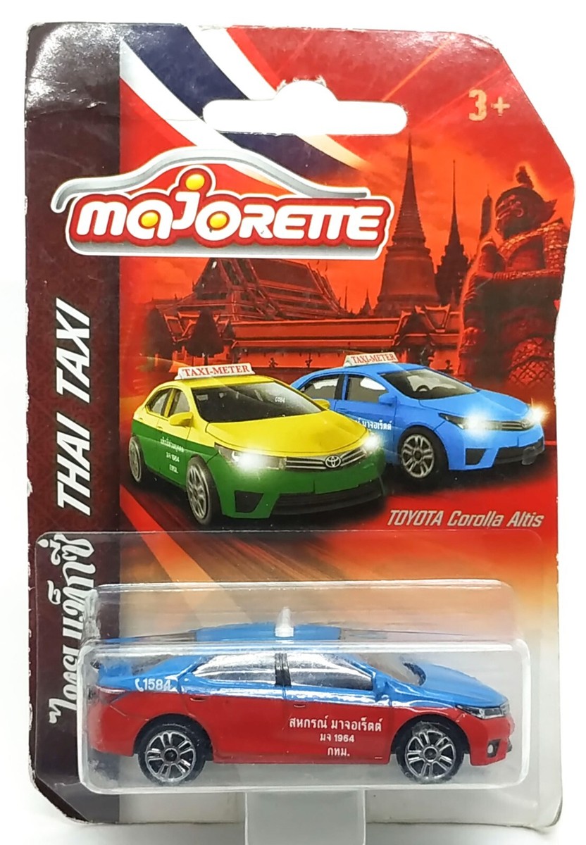 Majorette Toyota Corolla Altis Thai Taxi Dark Blue / Red 1:61 (3