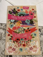 Happy Mother’s Day With Love Loved Appreciated 5”x7.75" Stockwell Greeting Card