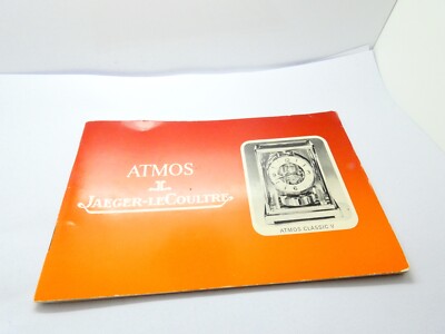 Atmos Plexy Marina atmos  brochure from Jaeger LeCoultre different languages