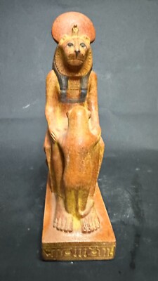 Rare Ancient Egyptian Antiquities God Sekhmet Pharaonic Unique Statue Antique BC
