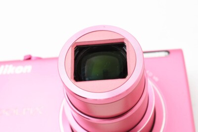 Used】Nikon Coolpix S6200 Pink 16MP Digital Camera 10x