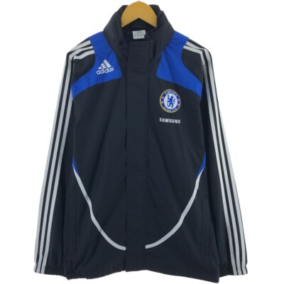 Chelsea FC adidas ウィンドブレーカー M Vintage Adidas Chelsea Football Jacket Soccer Windbreaker