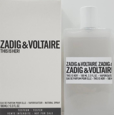 Zadig&Voltaire This is Her! Eau De Parfum Spray For Women 3.3 Oz / 100ml