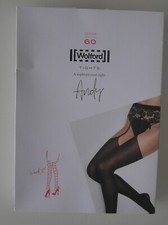 Nip: Wolford Andy Tights Suspender Belt Look Size XS Color: Fairly Light-Black