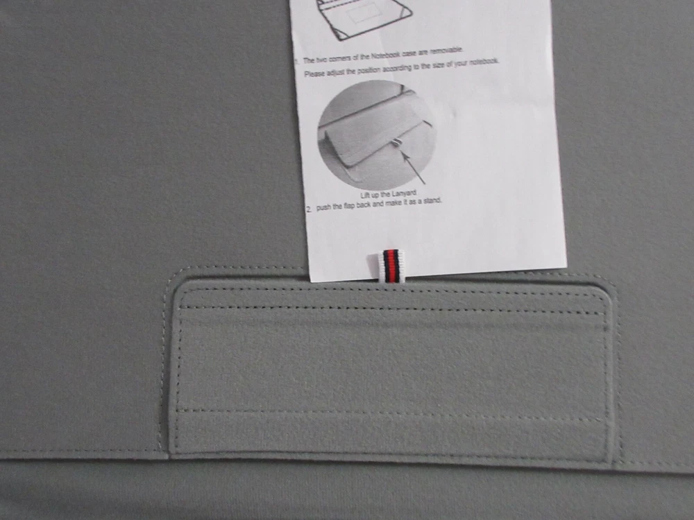 Sleek Gray Brown Laptop Stand Case Cover Fits 13.5-14 Inch Devices