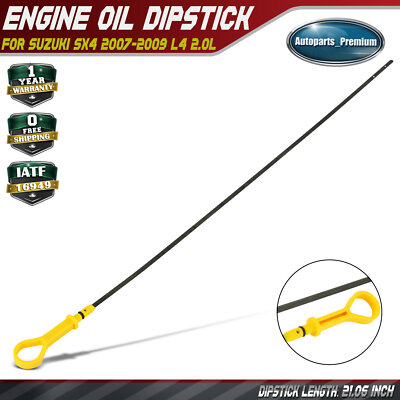 New Yellow Handle Engine Oil Dipstick with Seal for Suzuki SX4 2007-2009 L4 2.0L