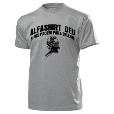 ALFASHIRT Sniper Scharfschützen Abzeichen Si vis pacem parabellum T Shirt #15630