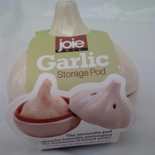 MSC International JOIE Terracotta Garlic Keeper, White CERAMIC eBay