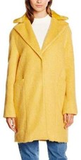 Trussardi Jeans Women's Yellow Overcoat Size 14uk (46it) - Made In Italy