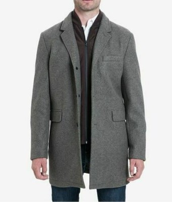 michael kors ghent felted slim fit dickey coat