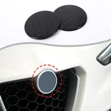 Front Tailgate Badge Front Grille Emblem Oval Cover For Alfa Romeo Stelvio 2017+