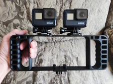 Universal GoPro Hero Action Camera Stereoscopic 3D Rig Mount Hyper stereo