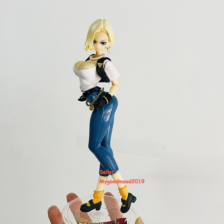 Hot Anime Girl Android 18 Lazuli Figure Toy Statue Animation Model