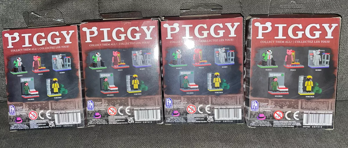 PIGGY🐷Roblox Series 1*PIGGY*ROBBY*BADGY*TORCHER Buildable Sets W/Excl DLC  Codes