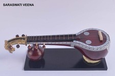 Wooden Decorative Musical Instrument Saraswati Designer Veena Showpieces Iteam