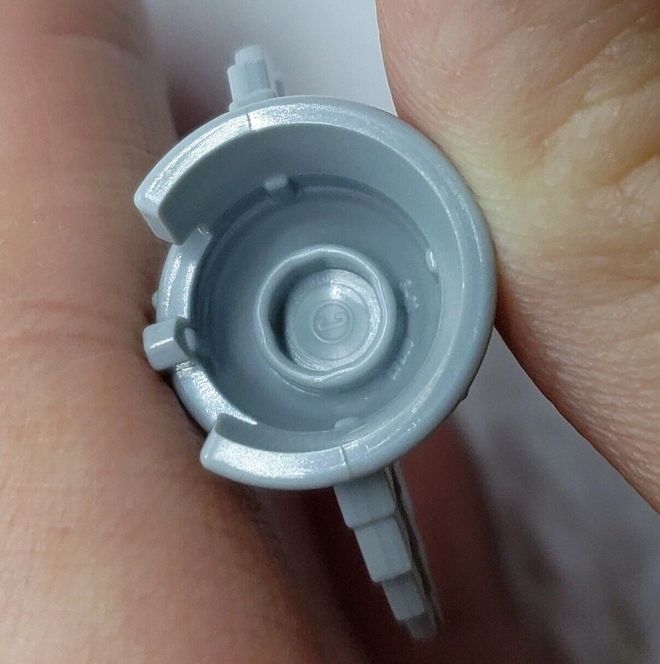 Lego Prototipo Gris Azulado Claro Cascos Enanos Era Fantasía Error Pieza de Prueba Lote Foto 3 de 4