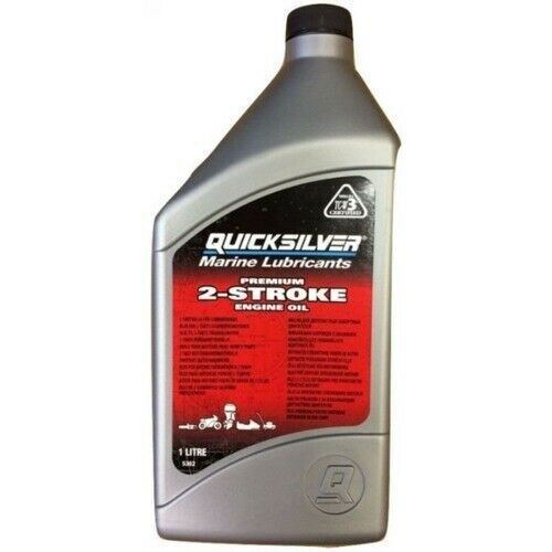 Quicksilver 2 Stroke Engine Oil Premium TCW3 1 Litre