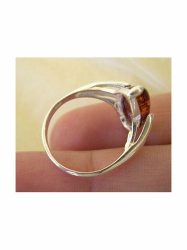 BALTISCHER RING KIRSCHE BUTTERSCOTCH GRÜN oder HONIG BERNSTEIN STERLINGSILBER - Bild 5 von 19