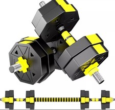 Adjustable-Dumbbells-Set, Free Weights Set with Connector,Fitness Exercises Home