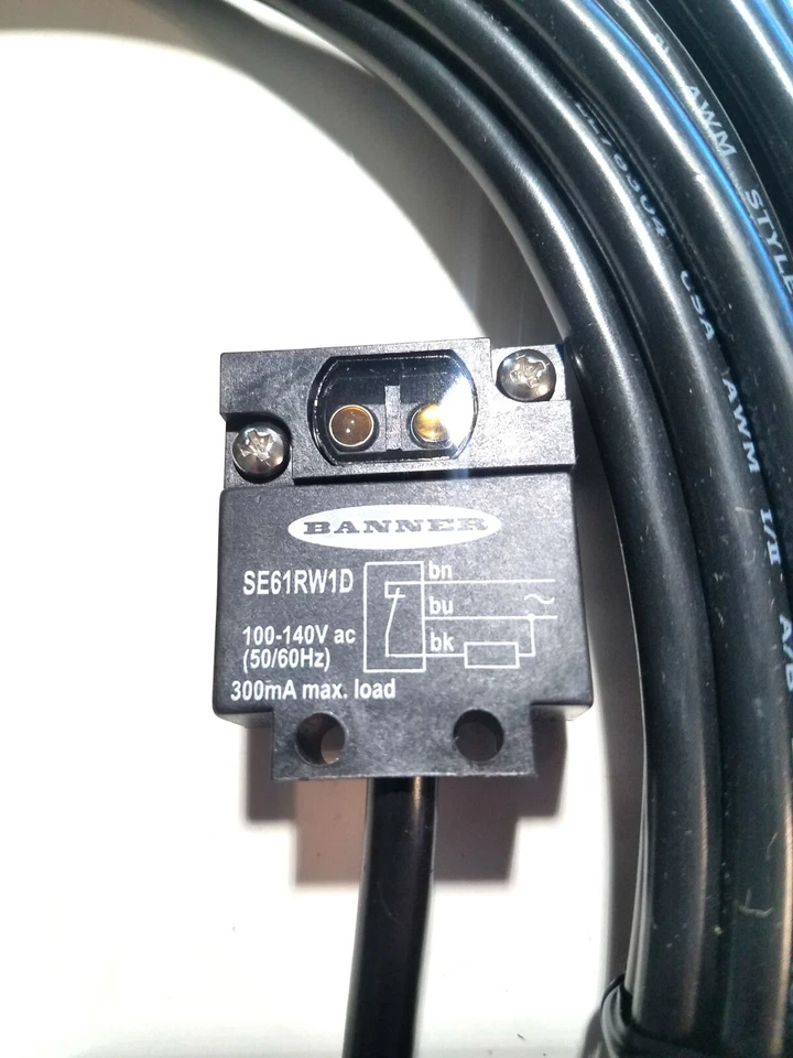 BANNER ENGINEERING ECONO-BEAM SE61RW1D W/30 Diffuse Mode Sensor SPST Solid-state - Image 4 of 4