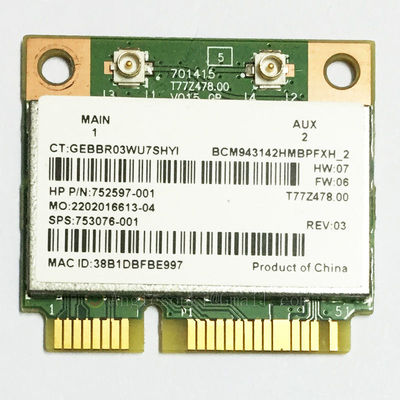 752597-001 753076-001 GENUINE ORIGINAL HP WIRELESS CARD 13-C-13-C010NR SERIES
