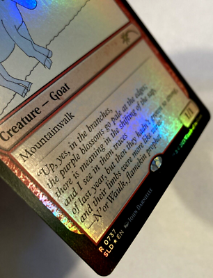 MTG Mountain Goat FOIL Secret Lair 737 NM | eBay