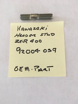 KAWASAKI HEADER STUD BOLT ZXR-400-H 92994-059 | eBay