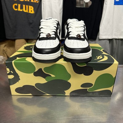 Bape Bapesta Low White/Black 2022 Size 8.5 9 10 | eBay display picture 3