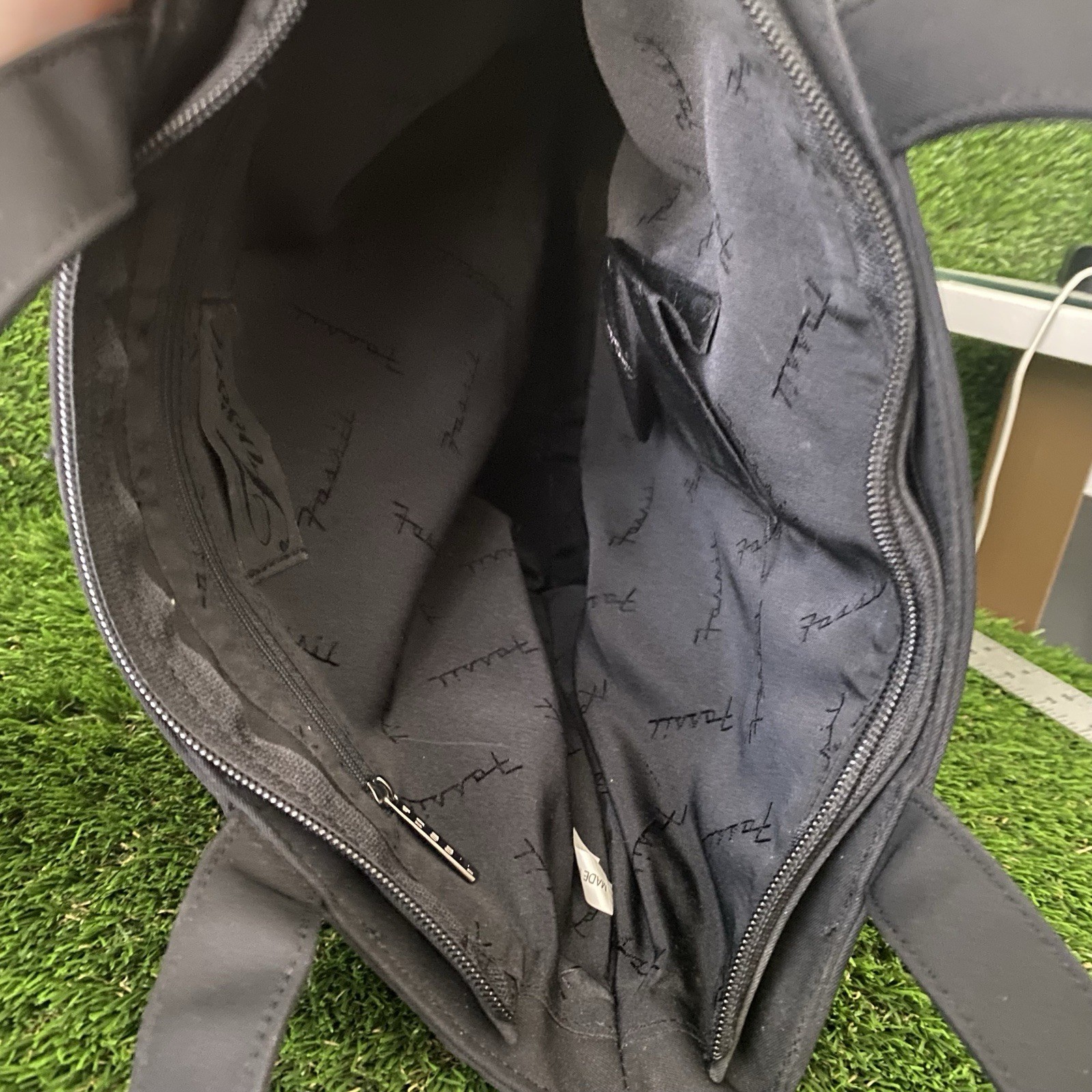 Fossil Black Nylon Rectangular Shoulder Bag Y2K S… - image 12