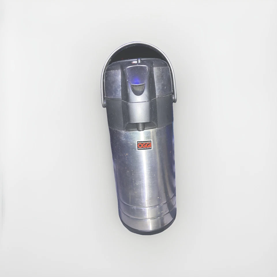 Servidor de bebidas de acero inoxidable OGGI Pumpmaster (3 LT / 102 OZ) con caja Foto 2 de 4