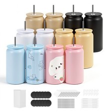 VEVOR Set di Bottiglia Termica per Sublimazione 12 pz Capienza Singola 473 mL